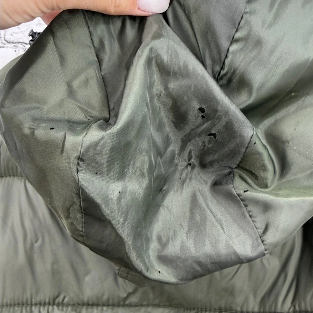 Aeropostale / Aero Men’s Zippered Hooded Winter Puffer Jacket XL Green GUC